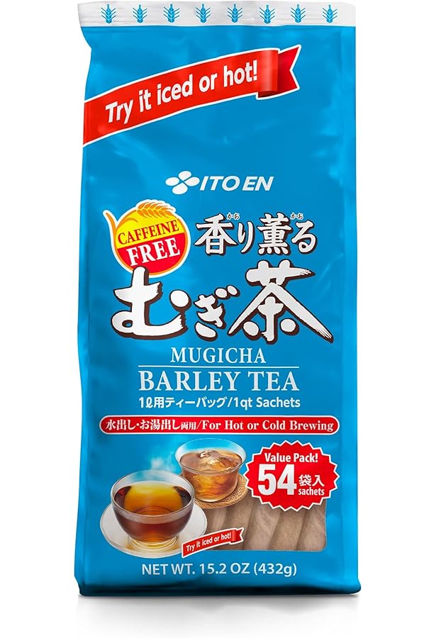 Amazon.com: Tokuyo Hiyashi Mugicha (Mugi Cha) 52 茶包(日本烤大麥茶